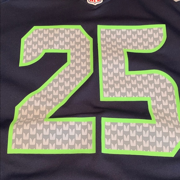 Kids Nike On Field Seattle Seahawks Richard Sherman #25 NFL jersey XL - Picture 7 of 9